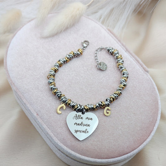 Bracciale heart PERSONALIZZABILE