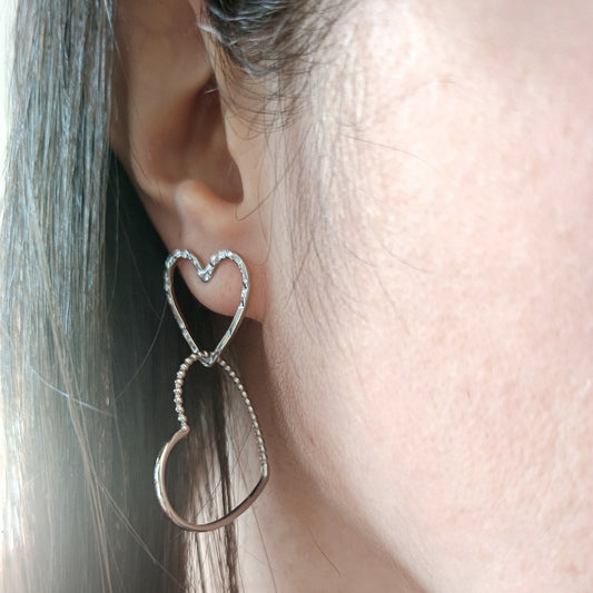 Orecchini cuore premium