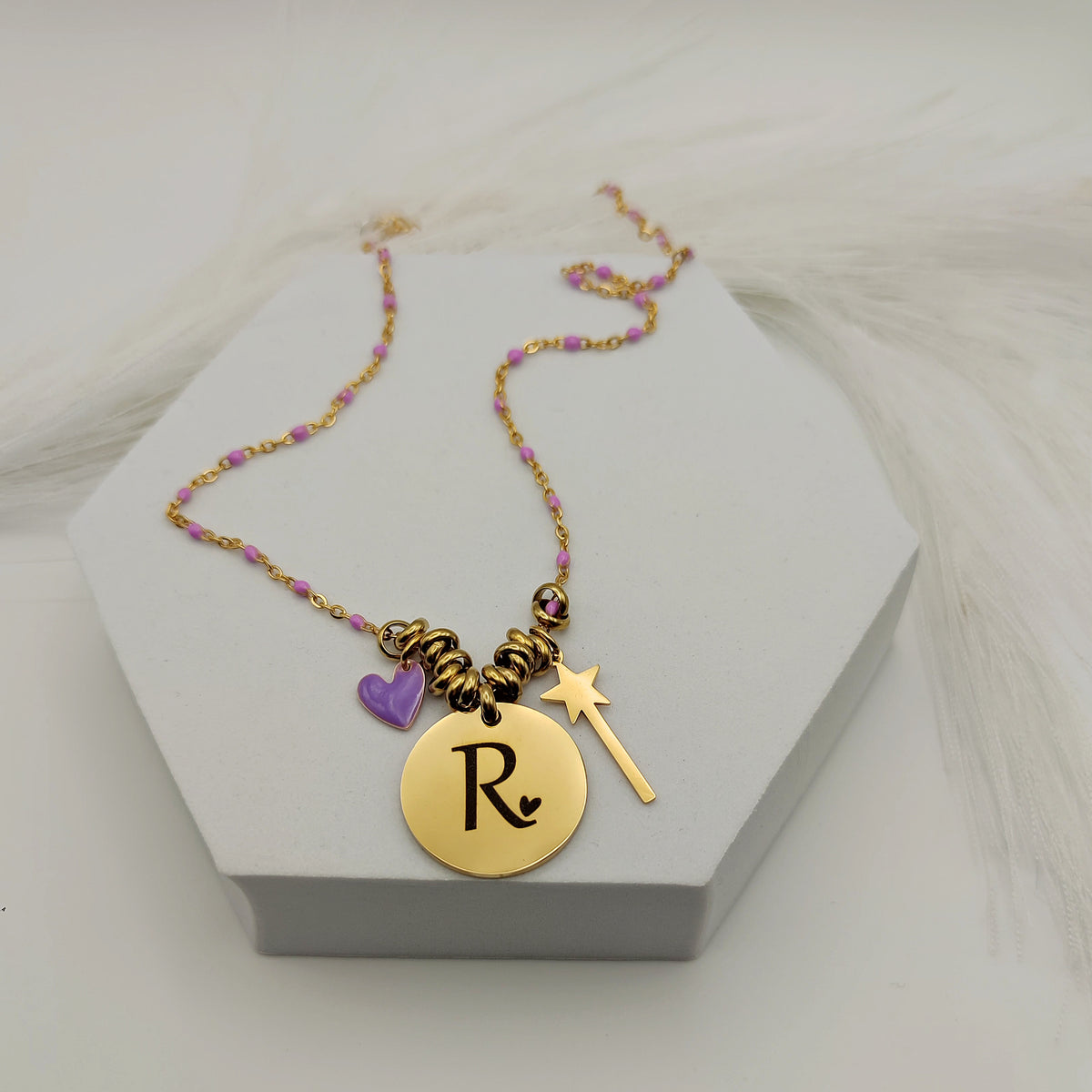 Collana smaltina iniziale PERSONALIZZABILE a partire da €20