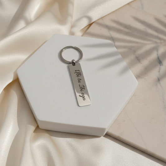 Portachiavi placchetta PERSONALIZZABILE