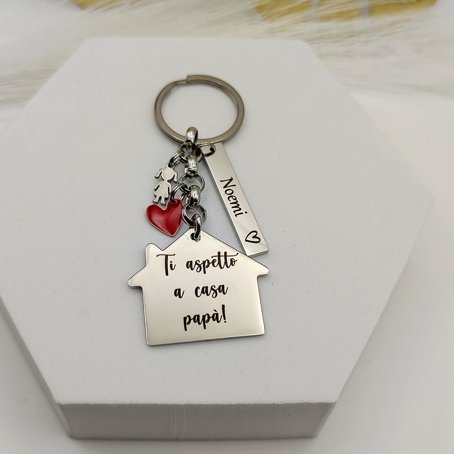 Portachiavi casa bebè PERSONALIZZABILE a partire da €21,90