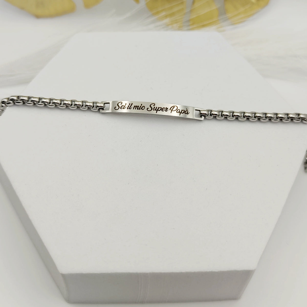 Bracciale targhetta slim PERSONALIZZABILE