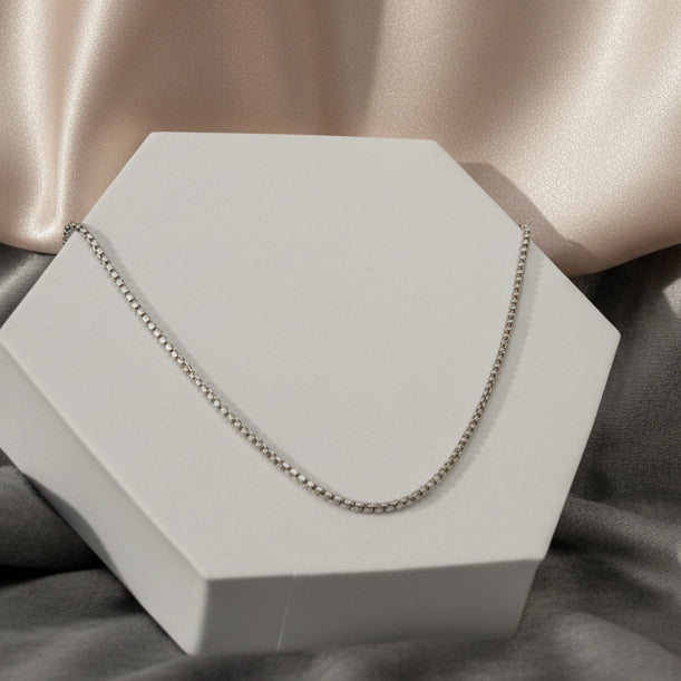 Catenina Veneziana silver lunghezza PERSONALIZZABILE a partire da €10