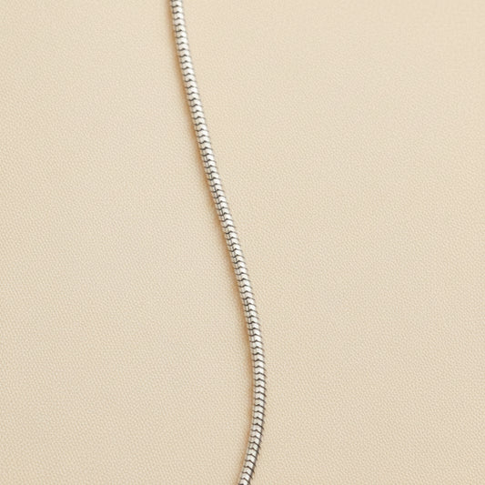 Catenina serpentina silver 40 cm