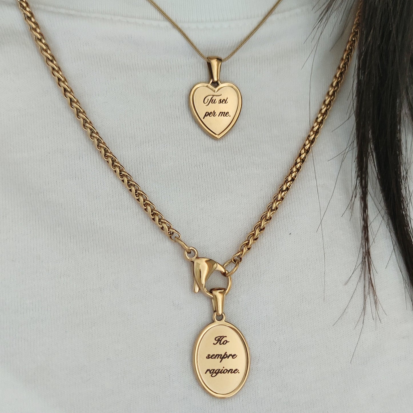 Collana intreccio gold lunghezza PERSONALIZZABILE a partire da €10,90