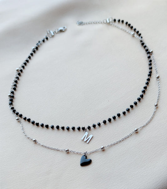 Collana due fili PERSONALIZZABILE