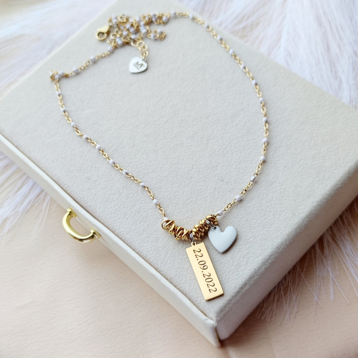 Collana smaltata targhetta lory gold PERSONALIZZABILE a partire da €20,90