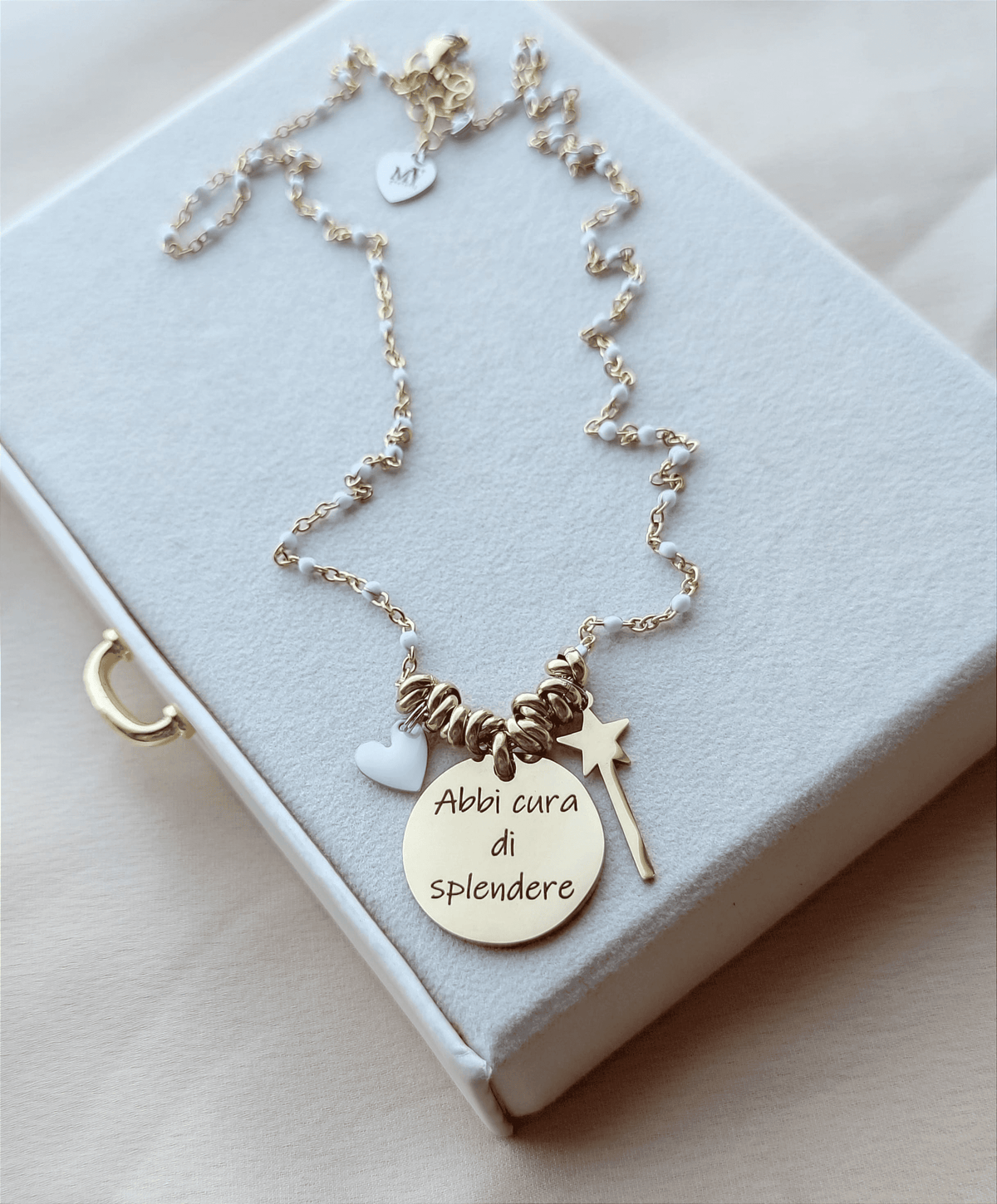 Collana smaltina gold PERSONALIZZABILE a partire da €20