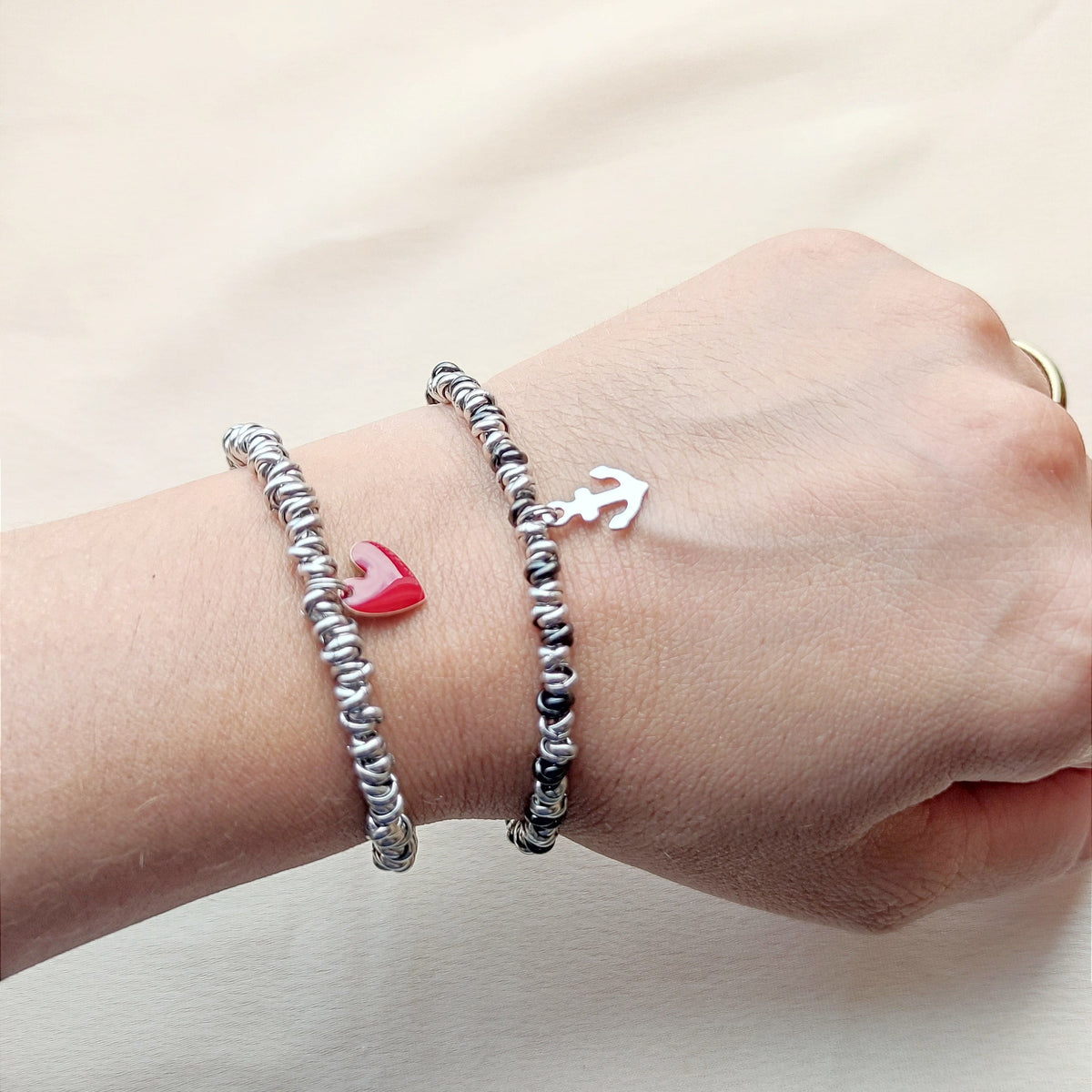 Bracciale nodini con charms PERSONALIZZABILI a partire da €10