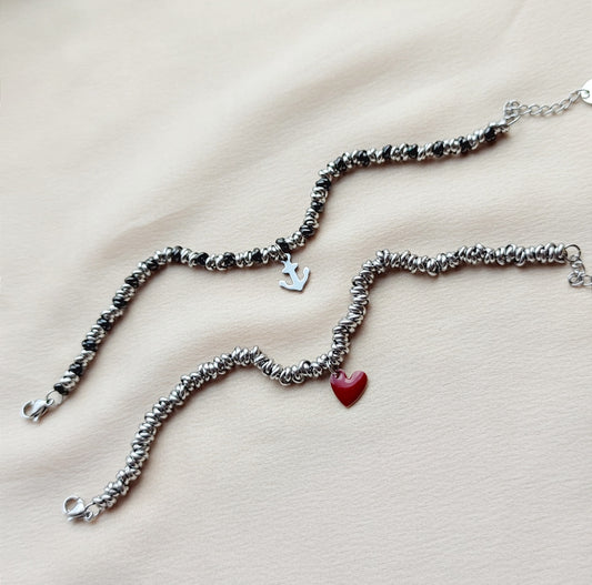 Bracciale nodini con charms PERSONALIZZABILI a partire da €10