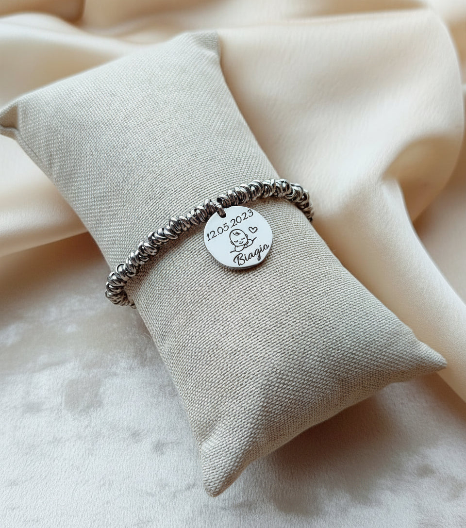 Bracciale nascita PERSONALIZZABILE