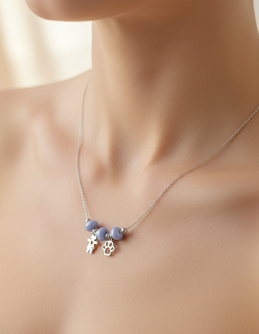 collana rondelle ceramica PERSONALIZZABILE
