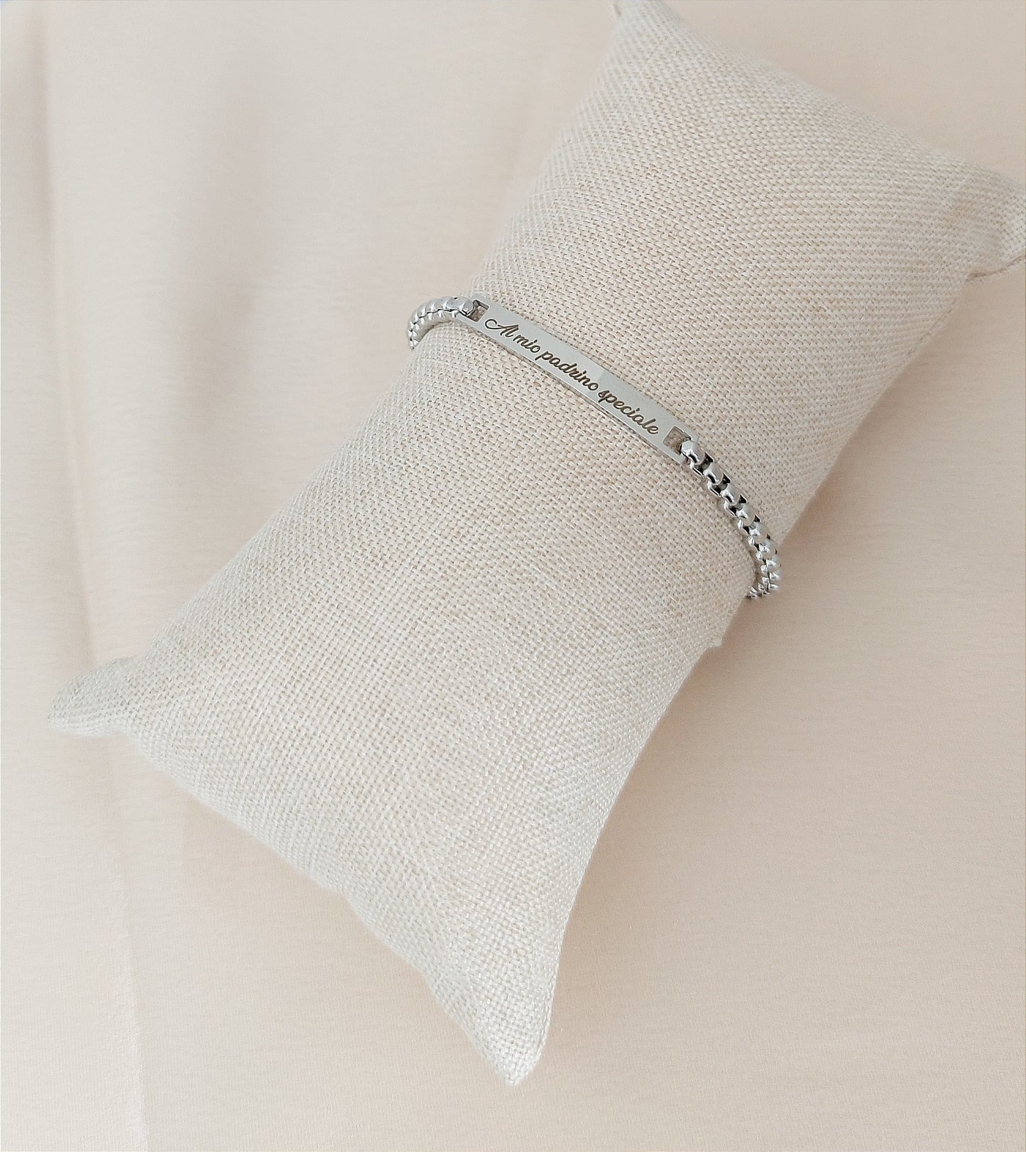 Bracciale targhetta slim PERSONALIZZABILE