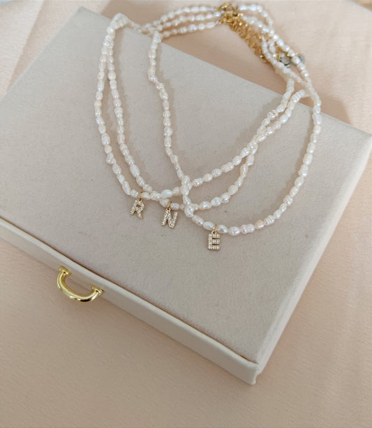 Collana perline di fiume PERSONALIZZABILE