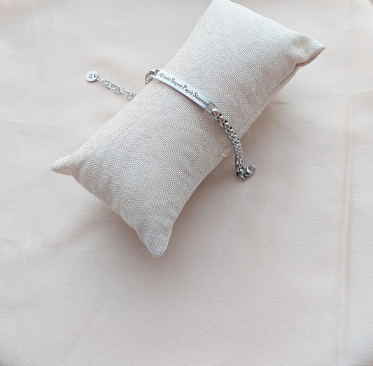 Bracciale Targhetta grande PERSONALIZZABILE