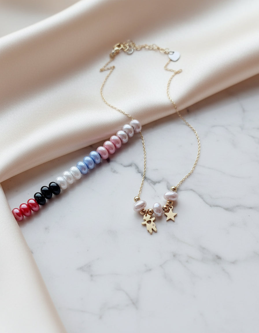 collana rondelle ceramica PERSONALIZZABILE