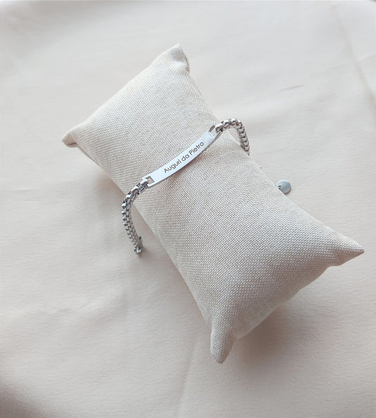 Bracciale Targhetta grande PERSONALIZZABILE