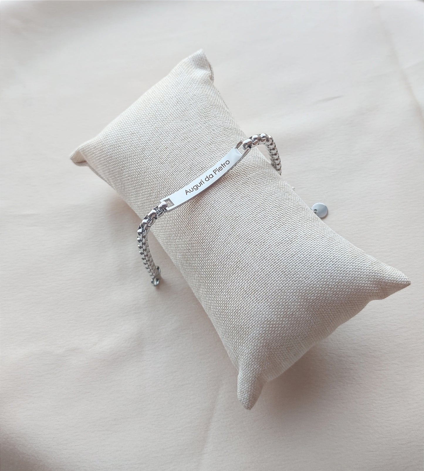 Bracciale Targhetta grande PERSONALIZZABILE