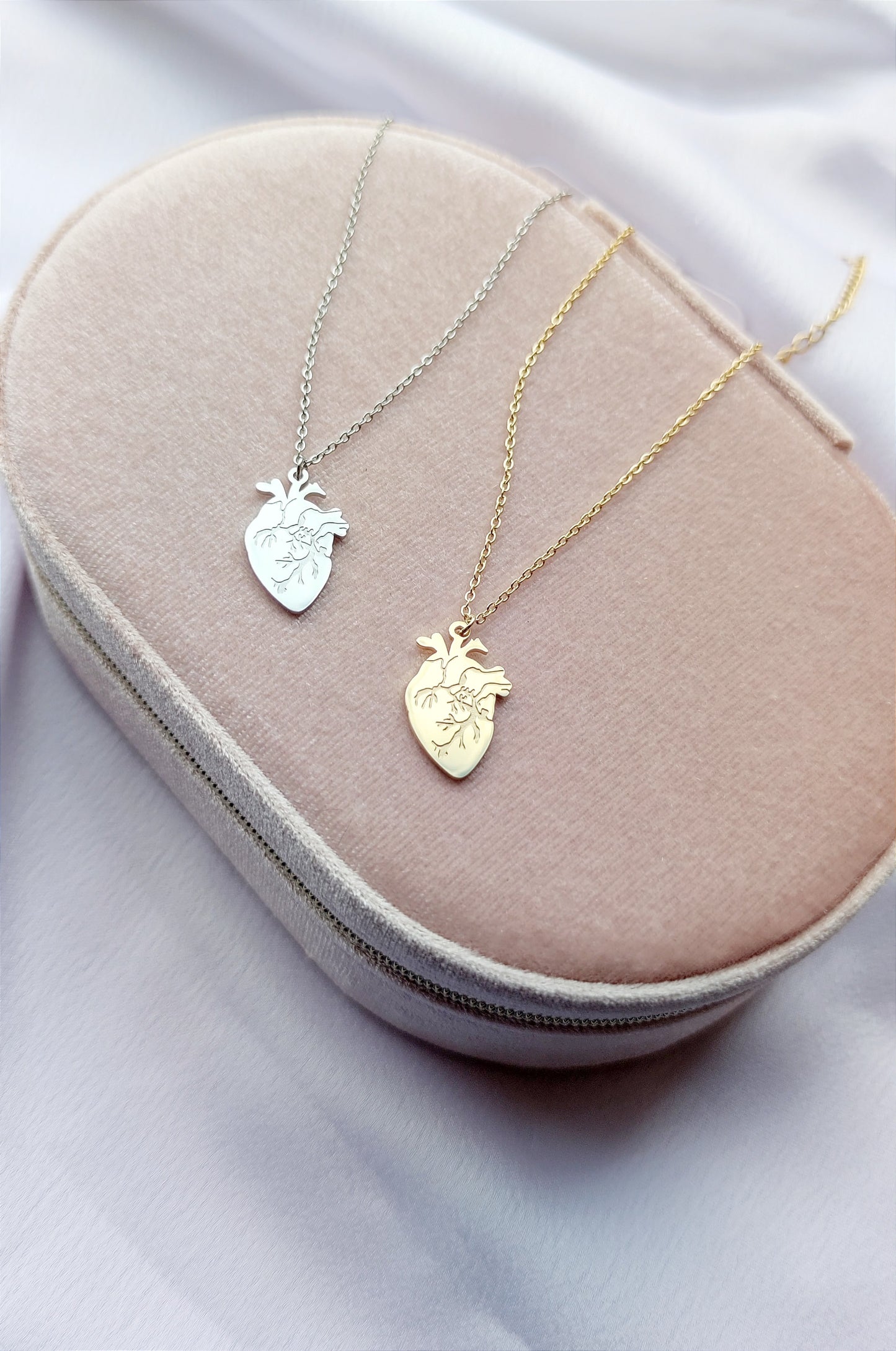 Collana cuore anatomico