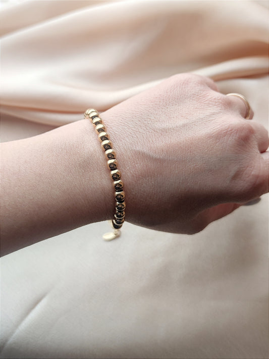 Bracciale sfere gold midium