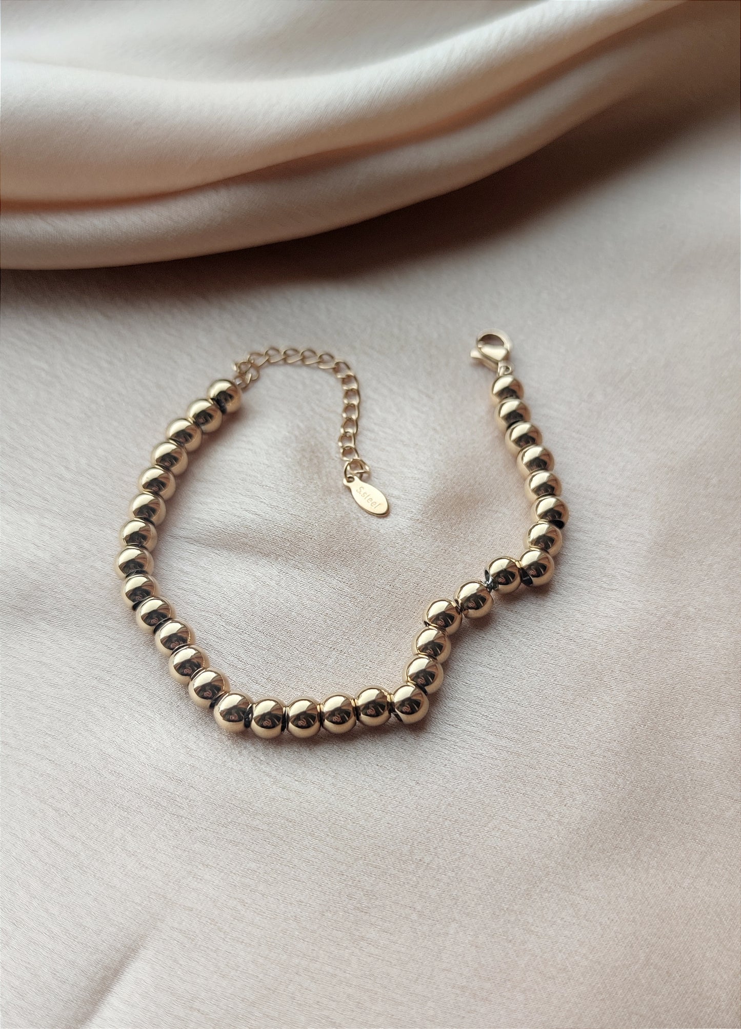 Bracciale sfere gold midium