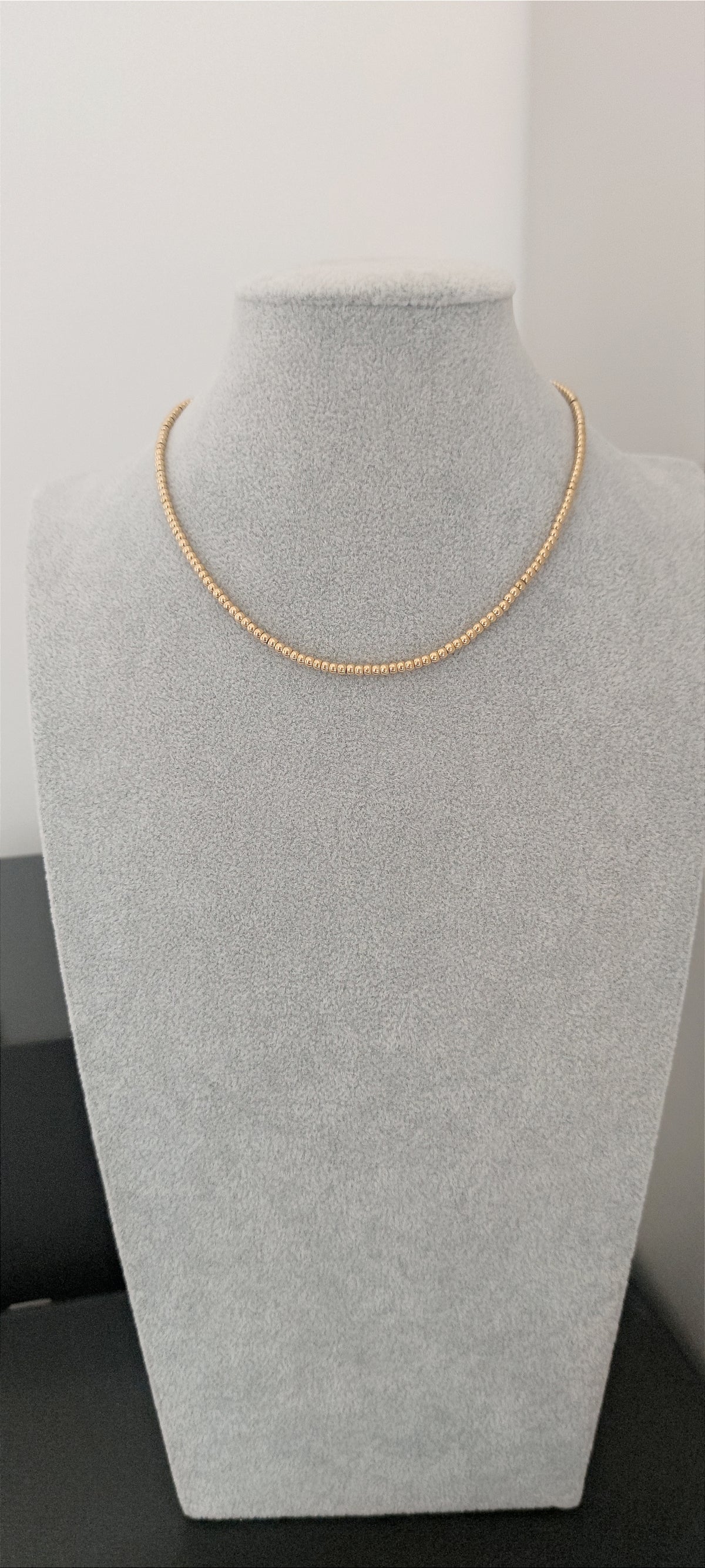 Collana micro sfere gold