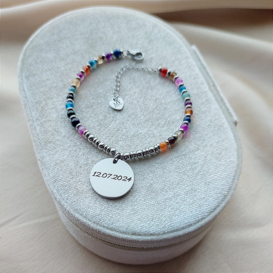 Bracciale rainbow PERSONALIZZABILE