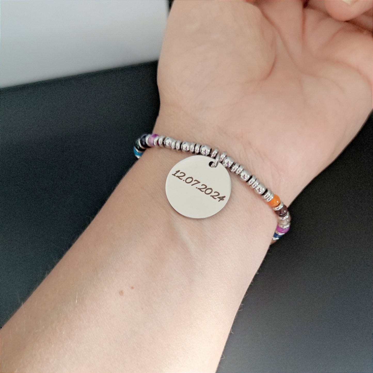 Bracciale rainbow PERSONALIZZABILE