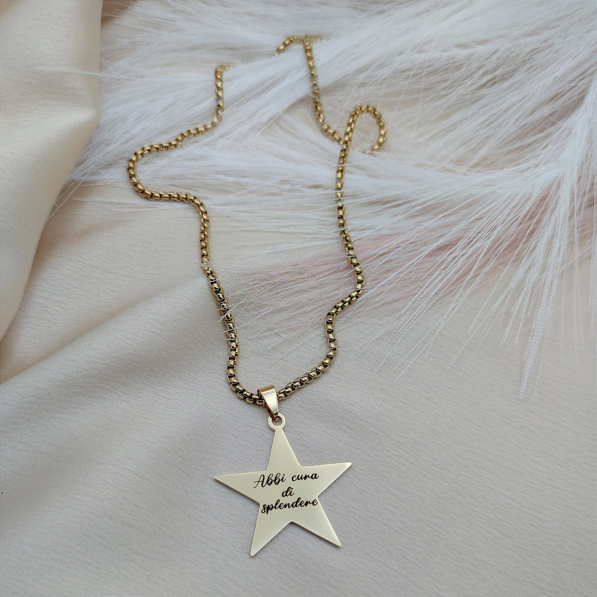 Collana stella Abbi cura di splendere
