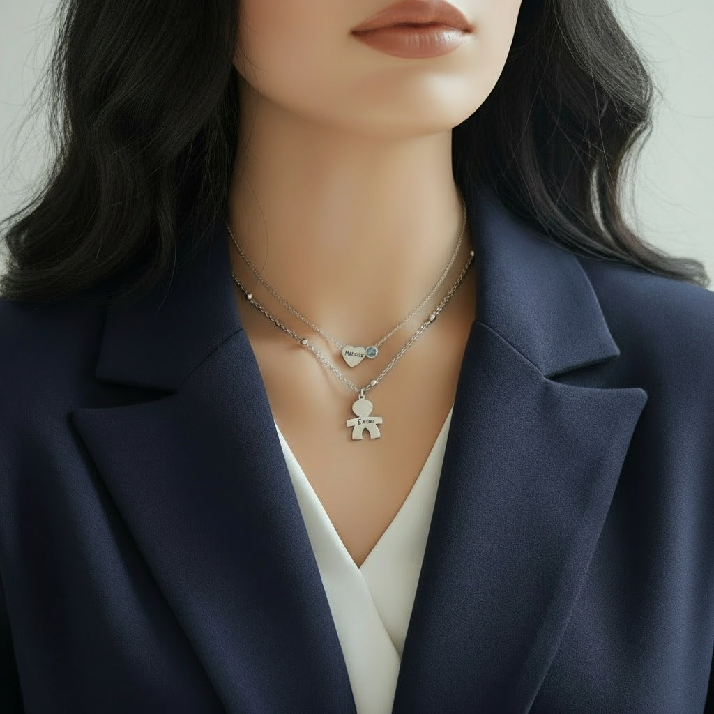 Collana bebè due fili