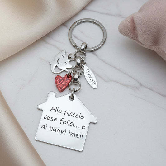 Portachiavi casina PERSONALIZZABILE a partire da €19,90