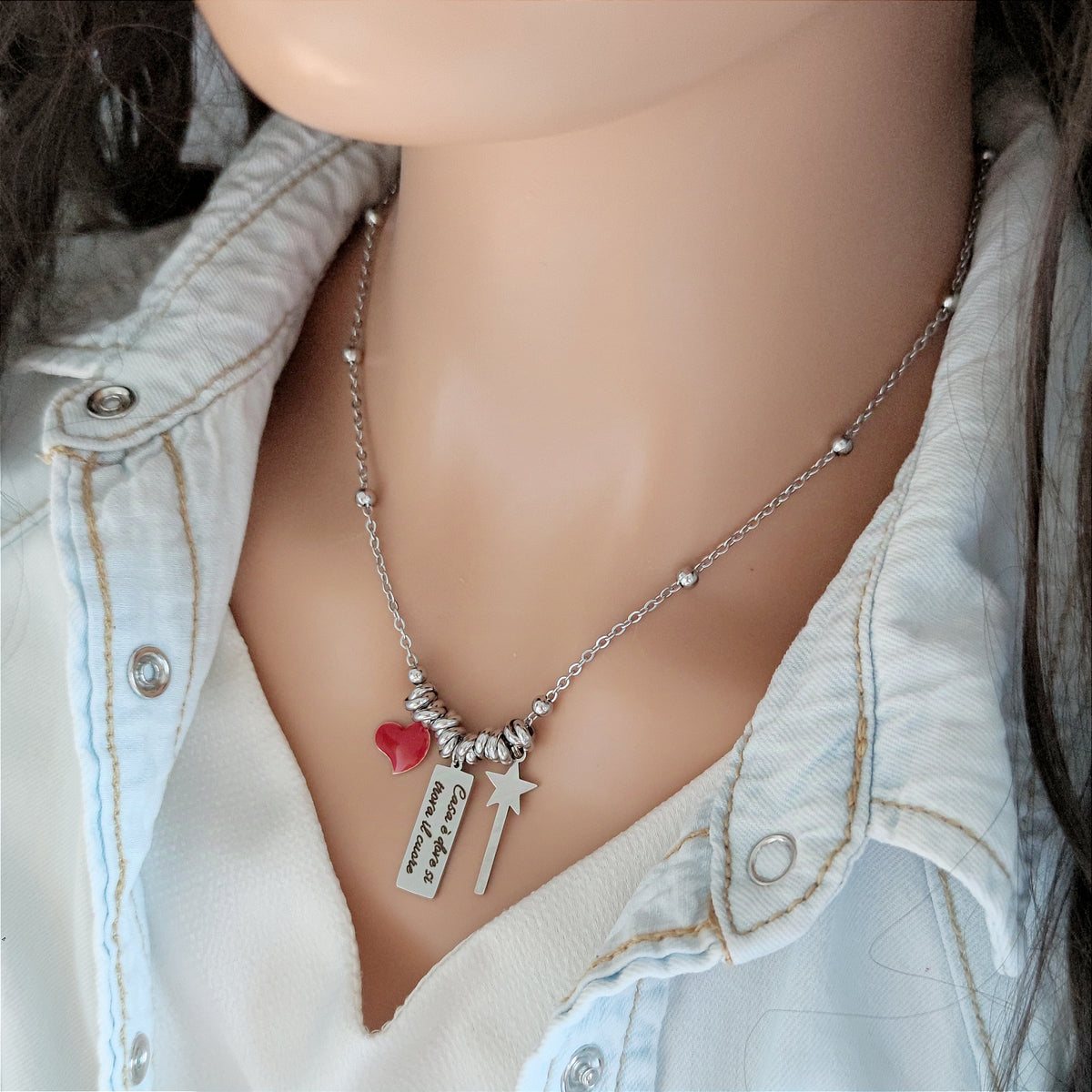 collana targhetta PERSONALIZZABILE a partire da €20,90