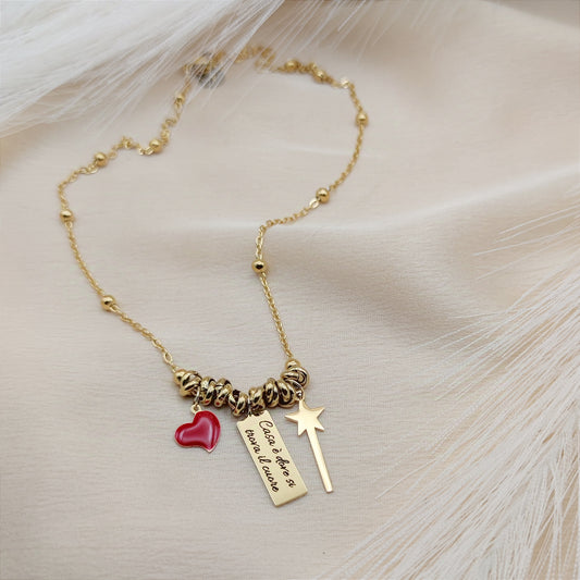 collana targhetta PERSONALIZZABILE