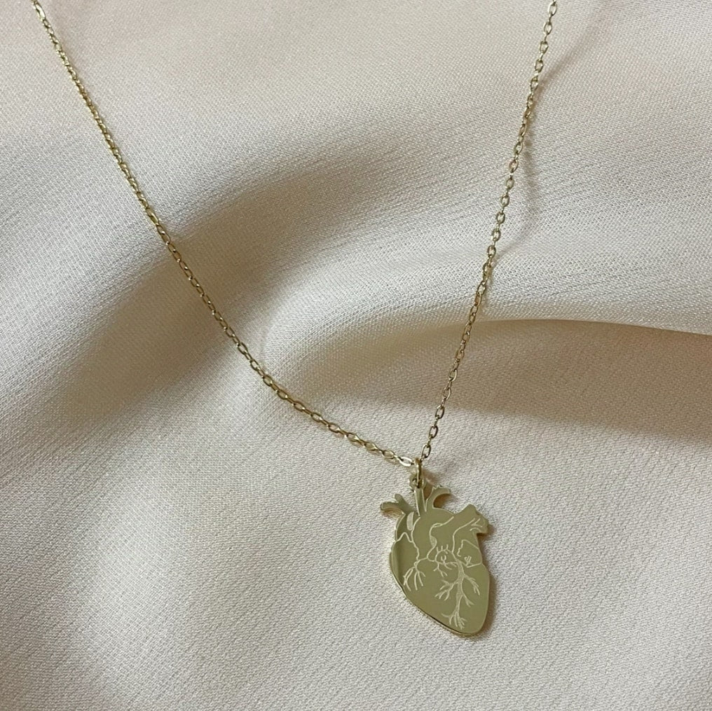 Collana cuore anatomico