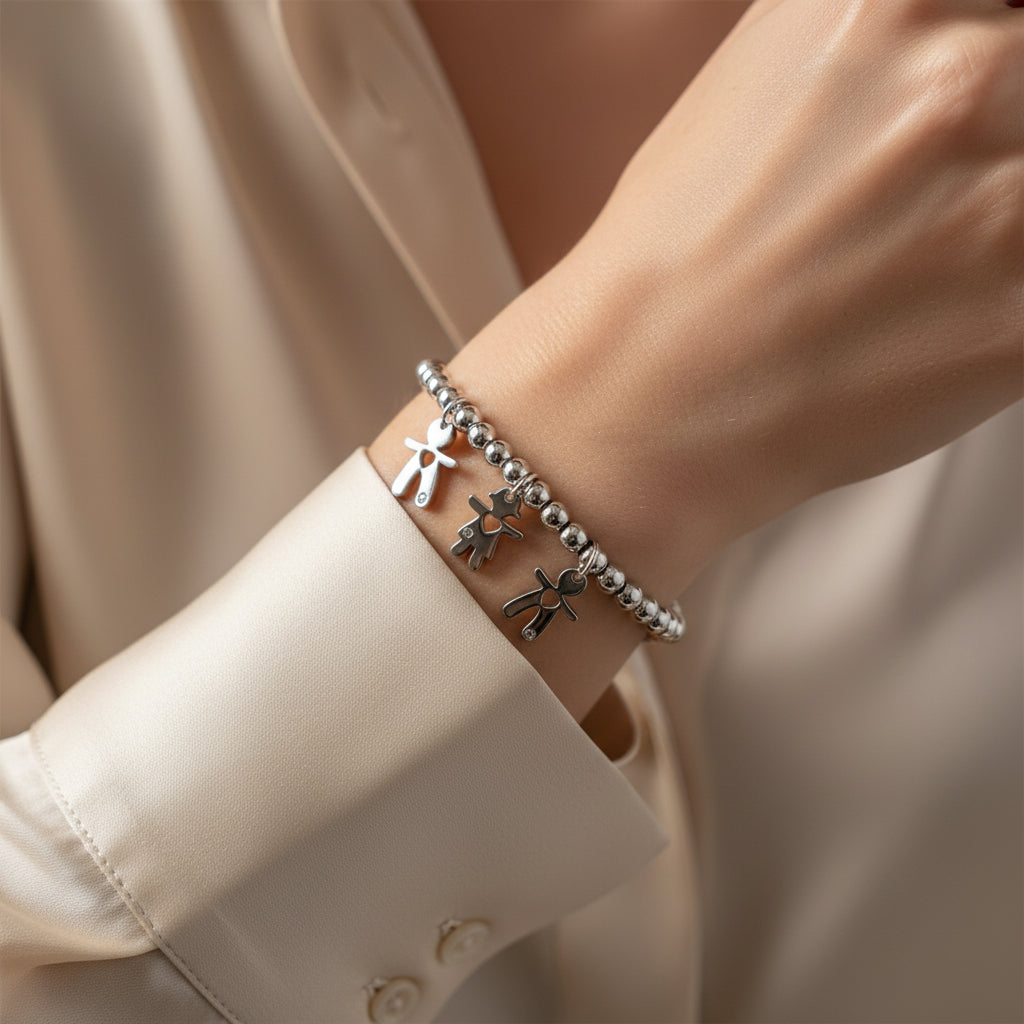 Bracciale sfera 3 bebè