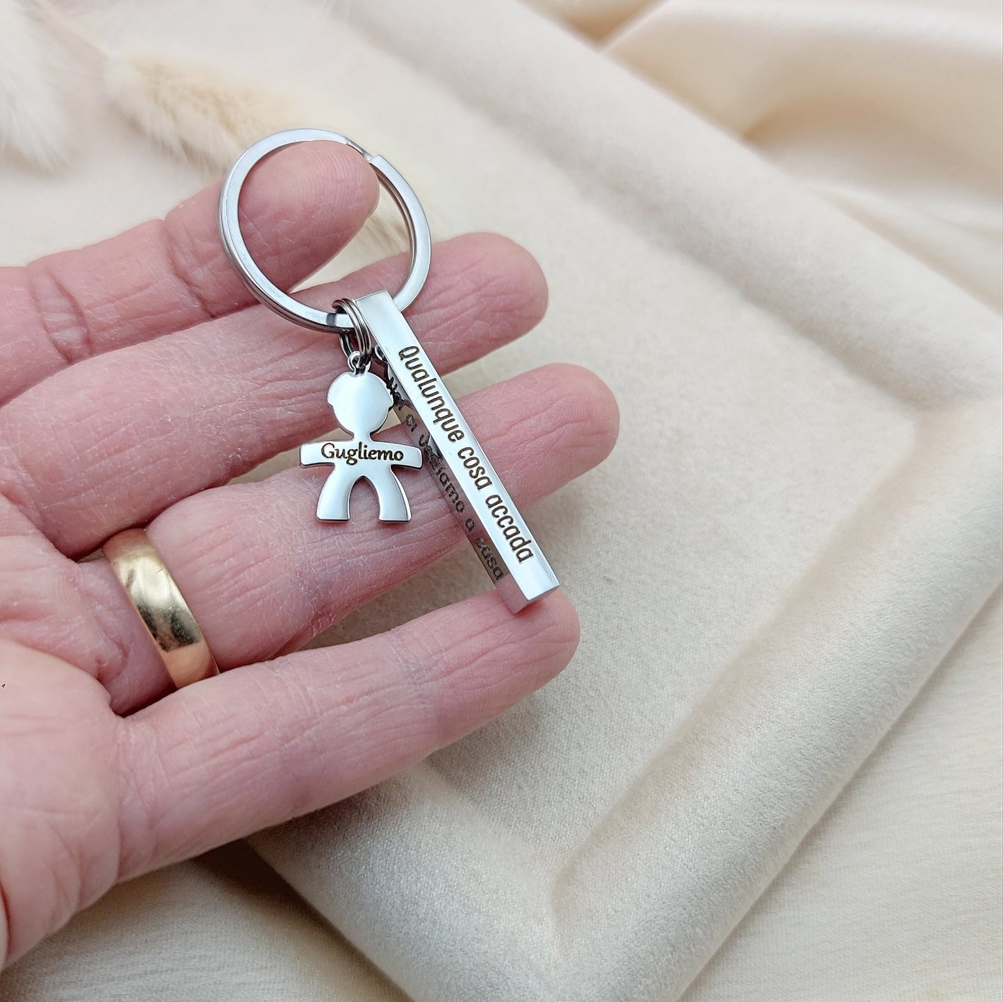 Portachiavi parallelepipedo 1 bebè