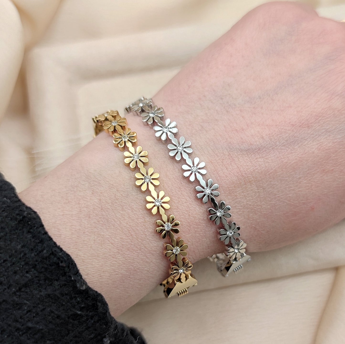 Bracciale margherite gold