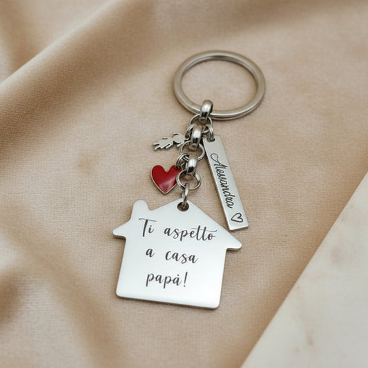 Portachiavi casa bebè PERSONALIZZABILE a partire da €21,90