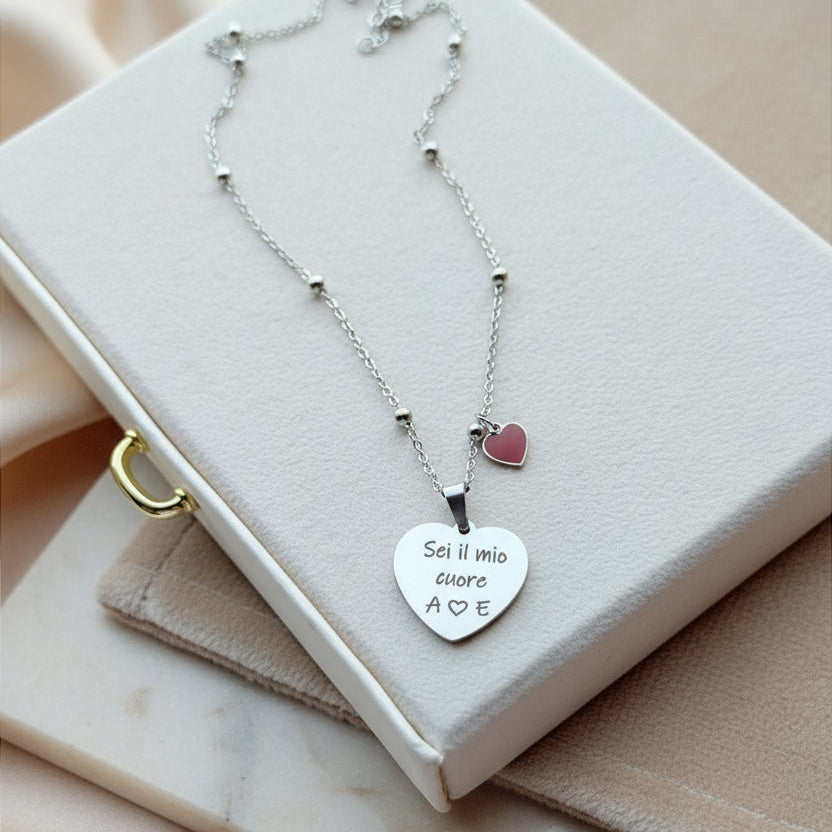 Collana heart PERSONALIZZABILE