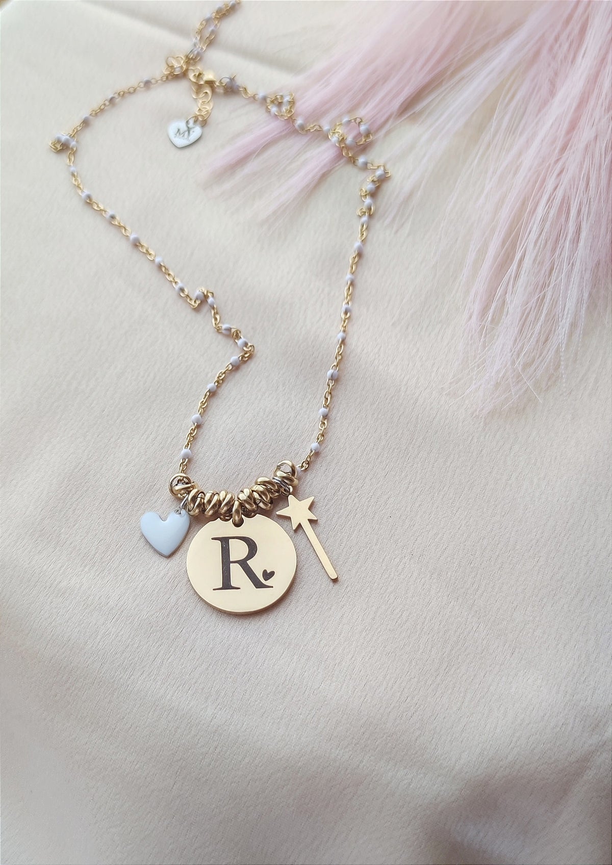Collana smaltina iniziale PERSONALIZZABILE a partire da €20