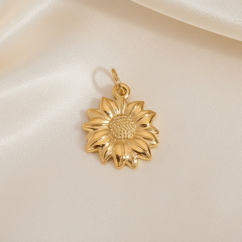 Ciondolo fiore gold