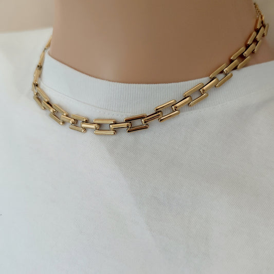 Collana squared oro