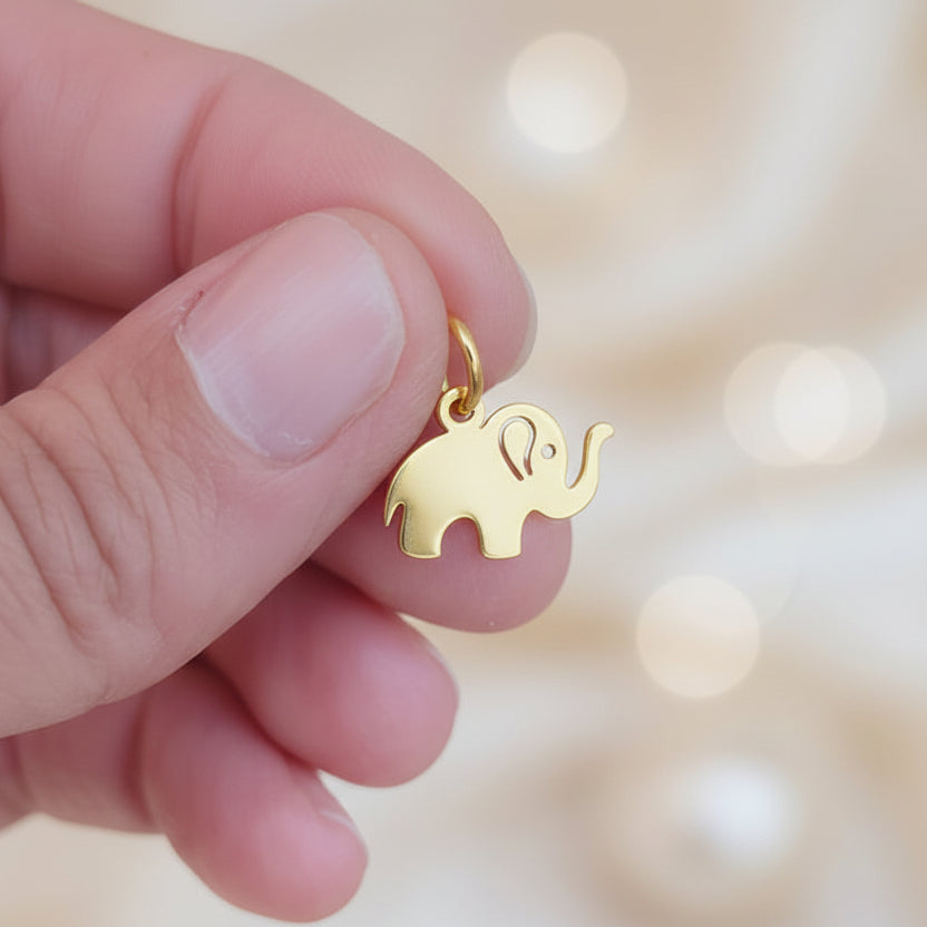 Charm elefantino gold