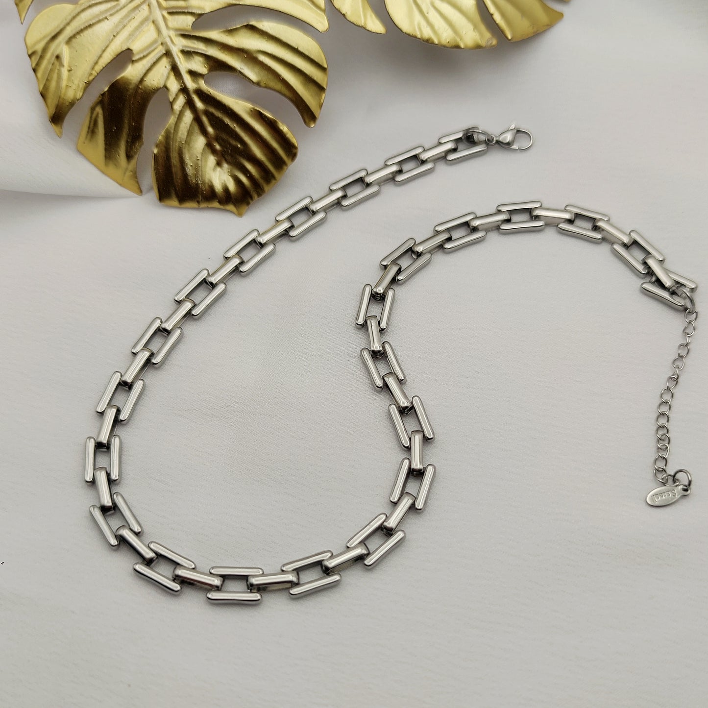 Collana squared silver