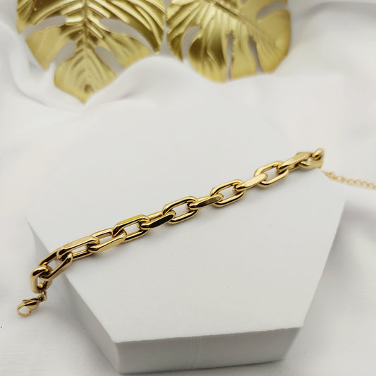 Bracciale oval chain oro