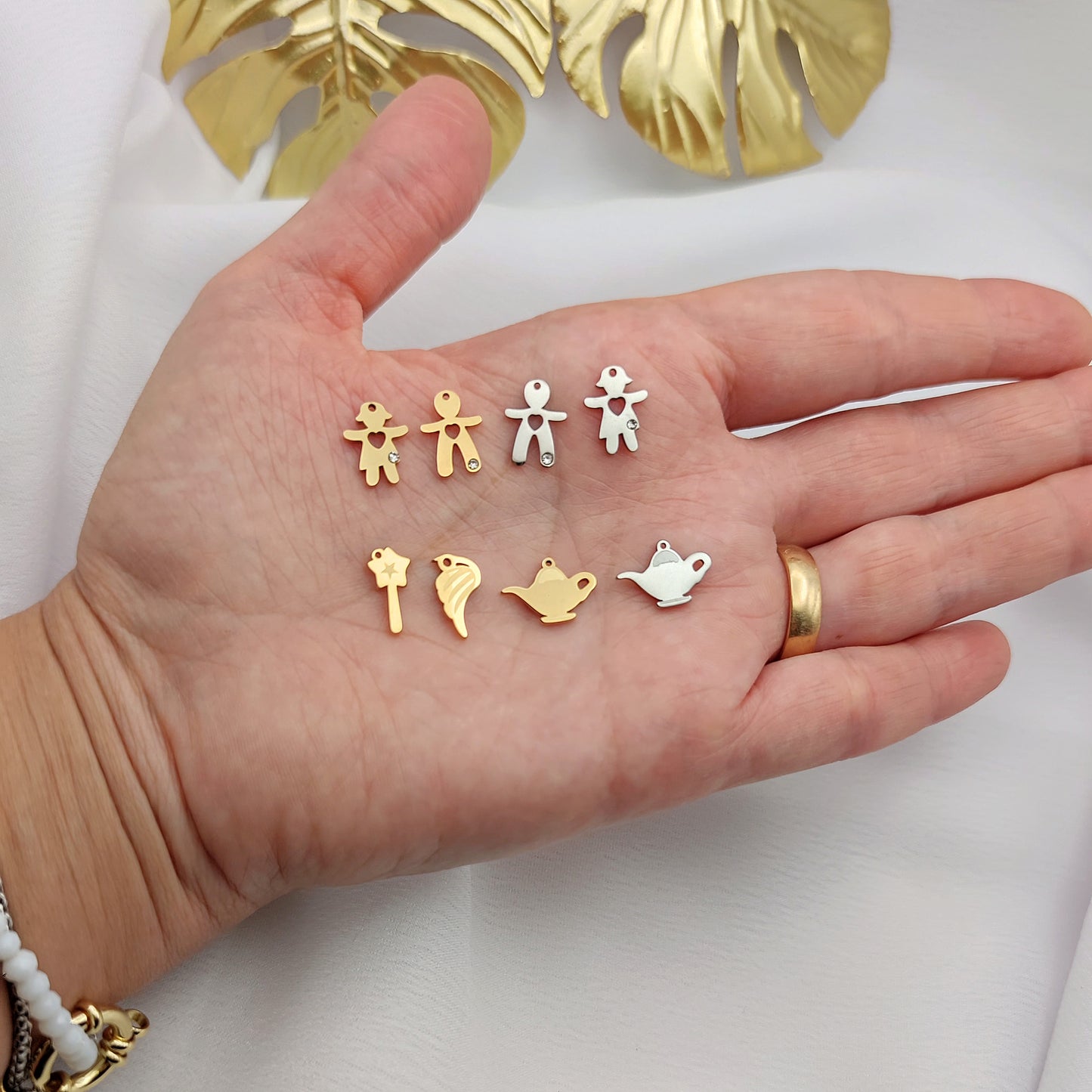 Collana perline rocailles e charm PERSONALIZZABILE da €14,90