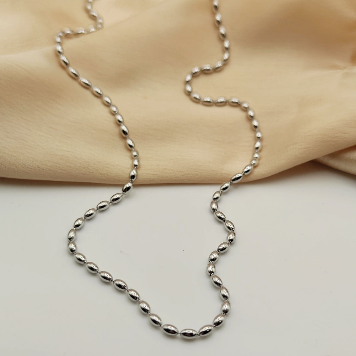 Collana risino argento