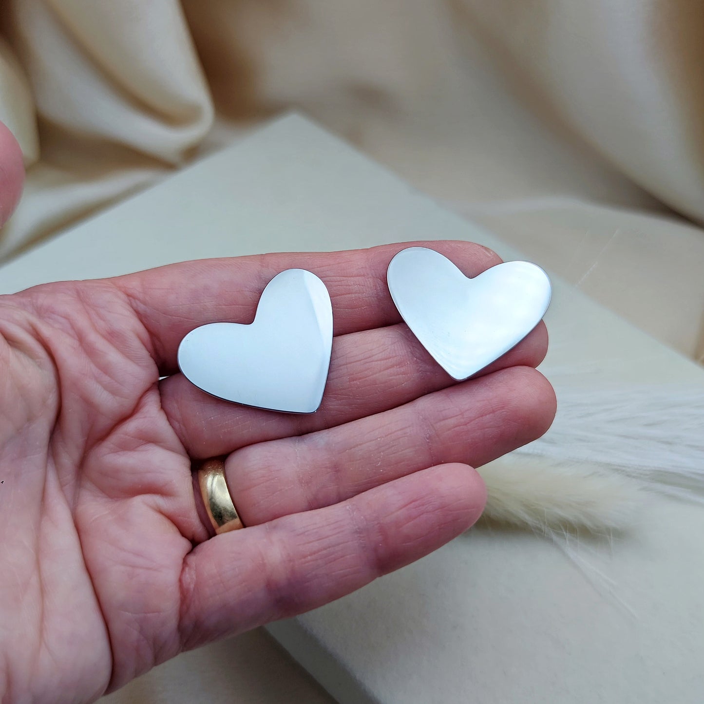 Orecchini bel cuore silver