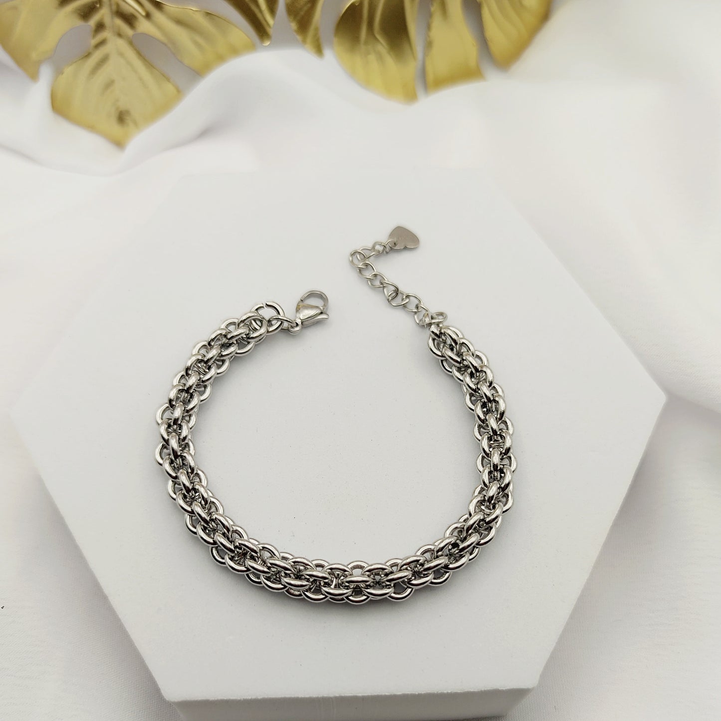 Bracciale intreccio argento