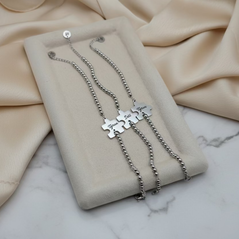 Bracciale puzzle PERSONALIZZABILE